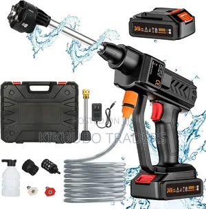 6in1 Nozzle Cordless 2 Battery High Pressure Car Washer