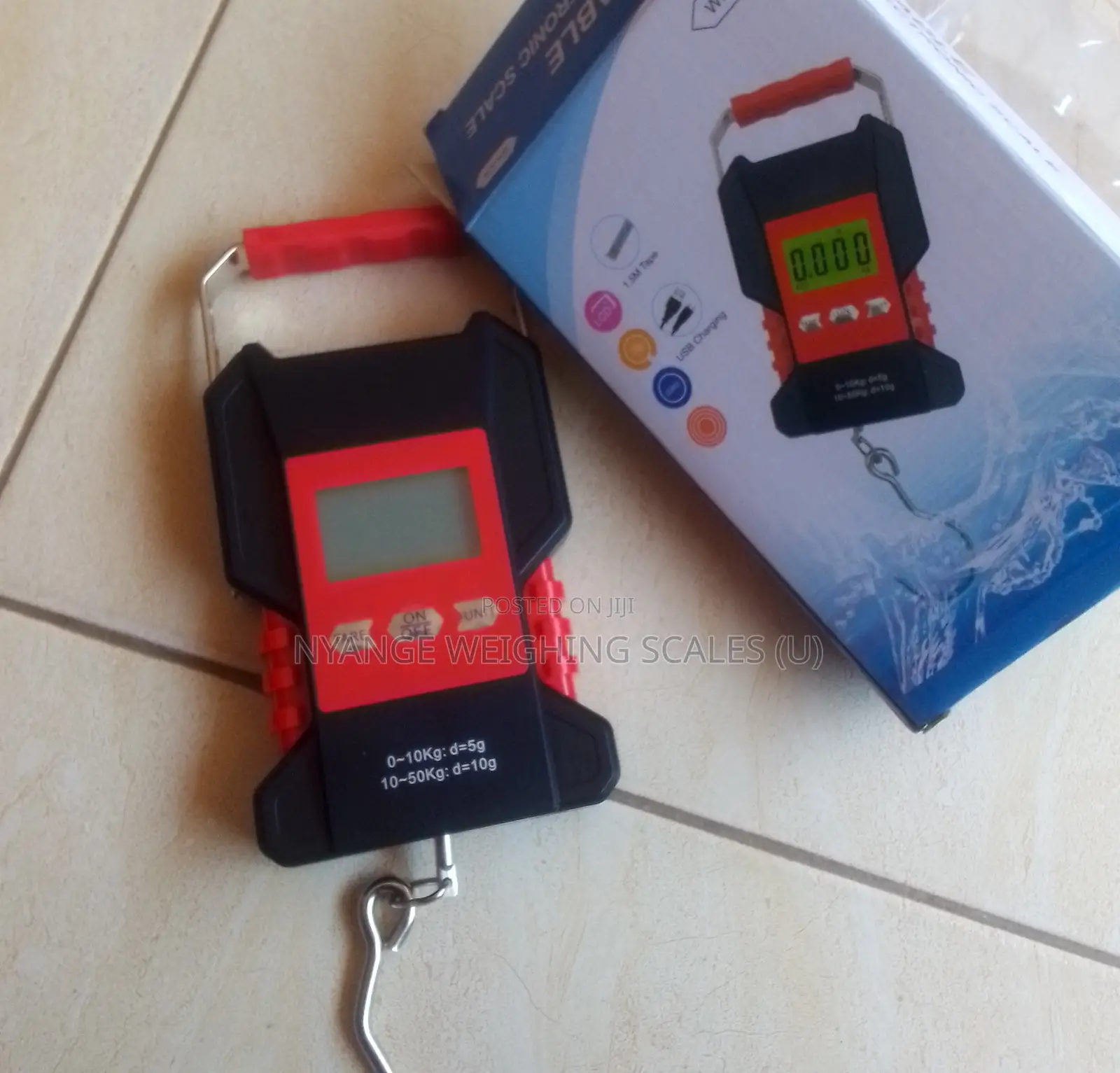 Digital A.B.S Weighing Scale Blue Weigh Lcd Display Weighing Scale