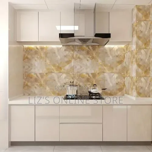6 Pieces of 60x30 Cm 3d Marble PVC Wallpaper