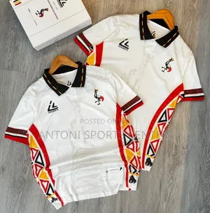 Vintage Jersey for Uganda Crans White