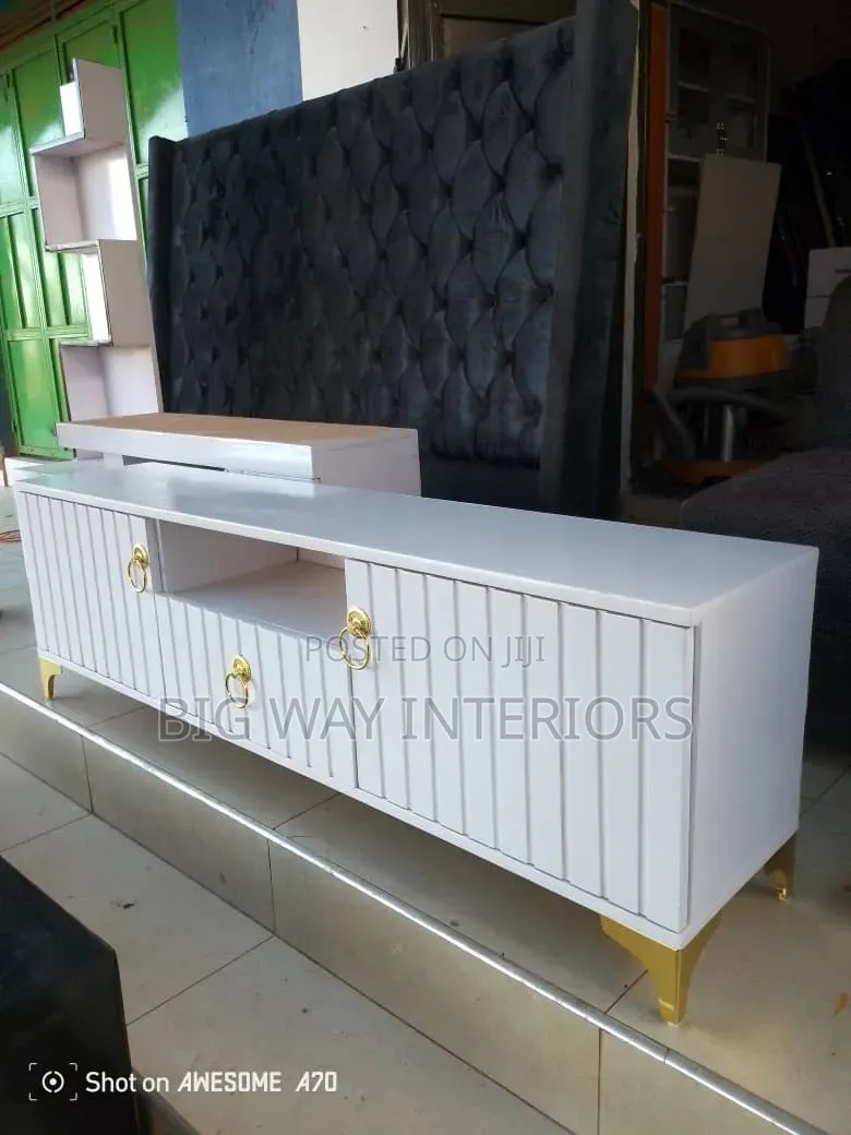 White Tv Stand 3 Drawers Design