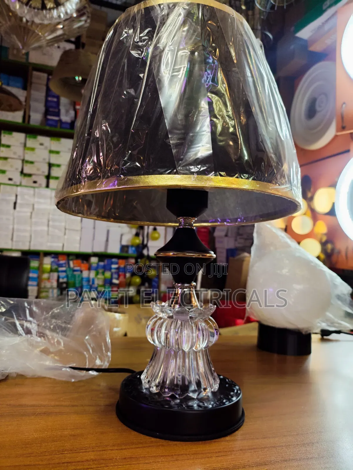 Mariot Black Bedside Table Lamp Shade