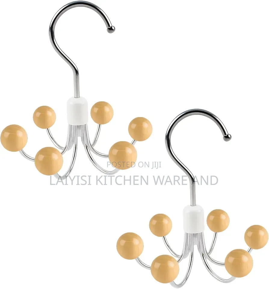 2 Pack Hanger for Organizer 360°Closet Hooks for Belt,Bra Storage, Etc