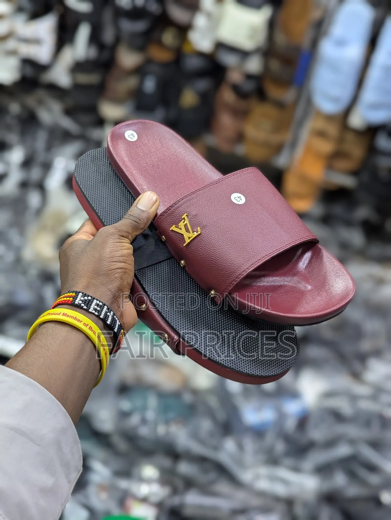 Louis Vuitton Leather Sandals