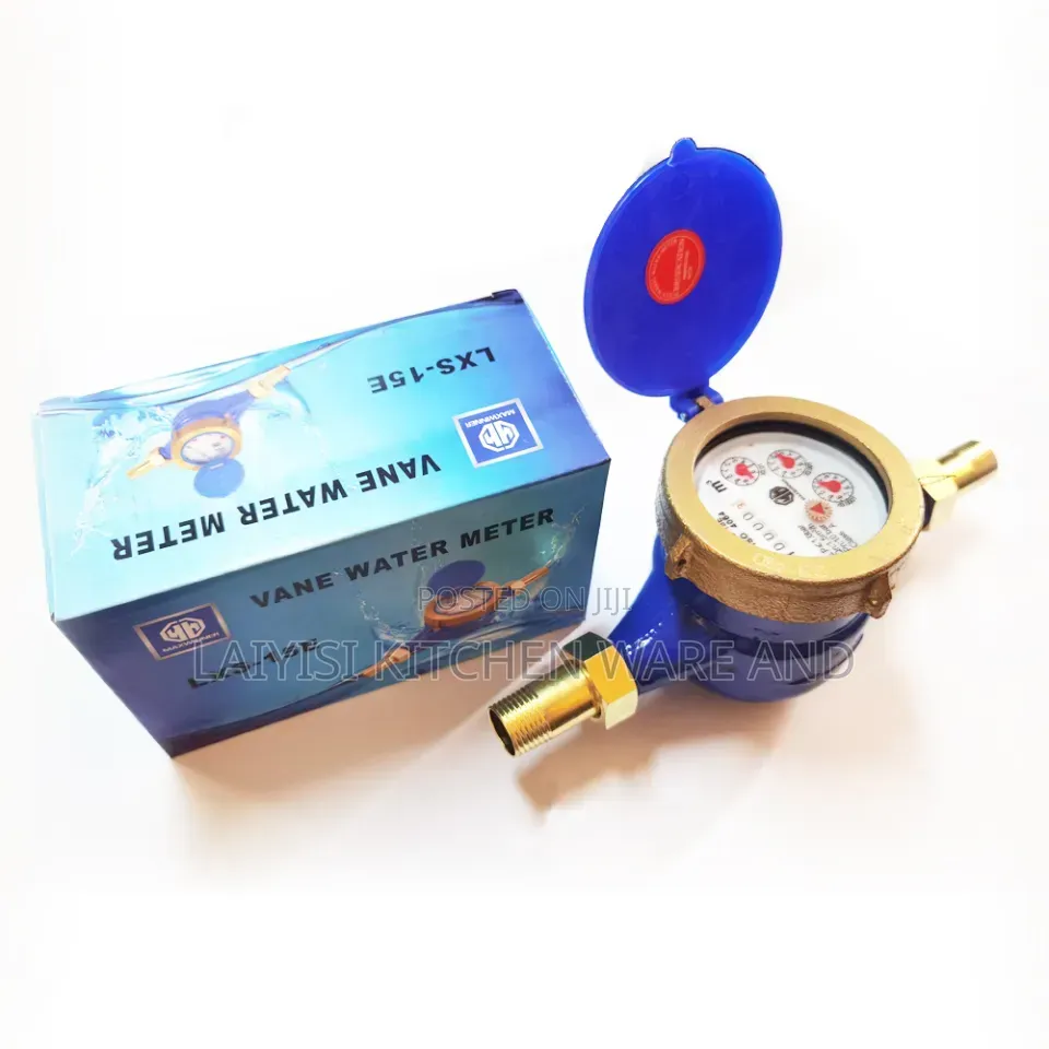 Water Flow Meter With Protective Metal Cover For Easy Installation