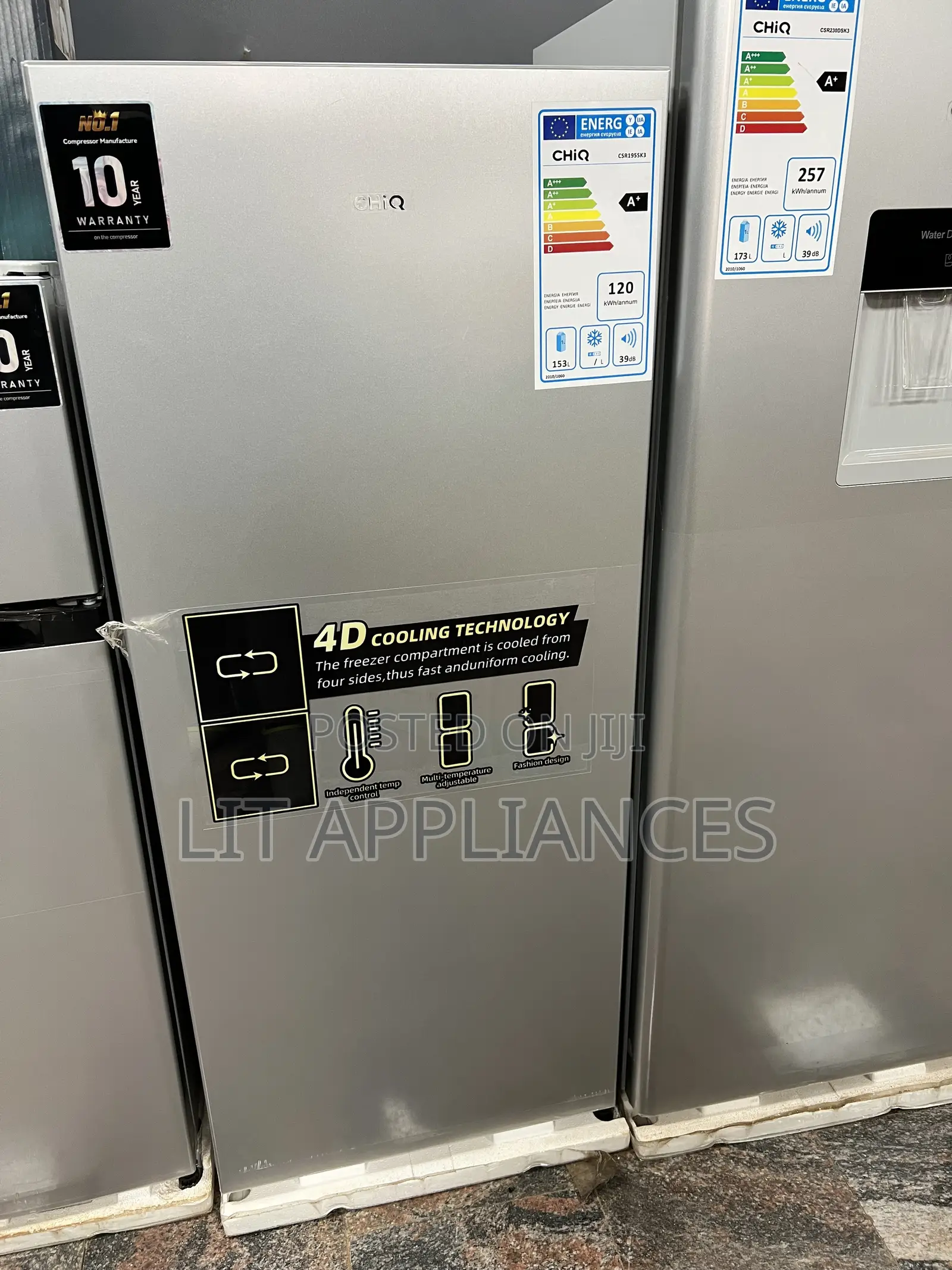 Chiq 195l Defrost Fridge Single Door With 10years Warranty.