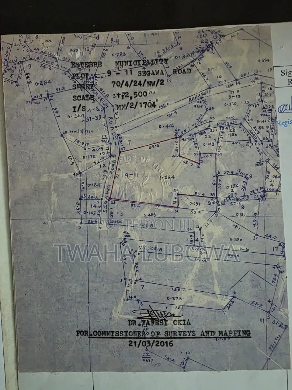 Land for Sale in Kitubulu Ntebe