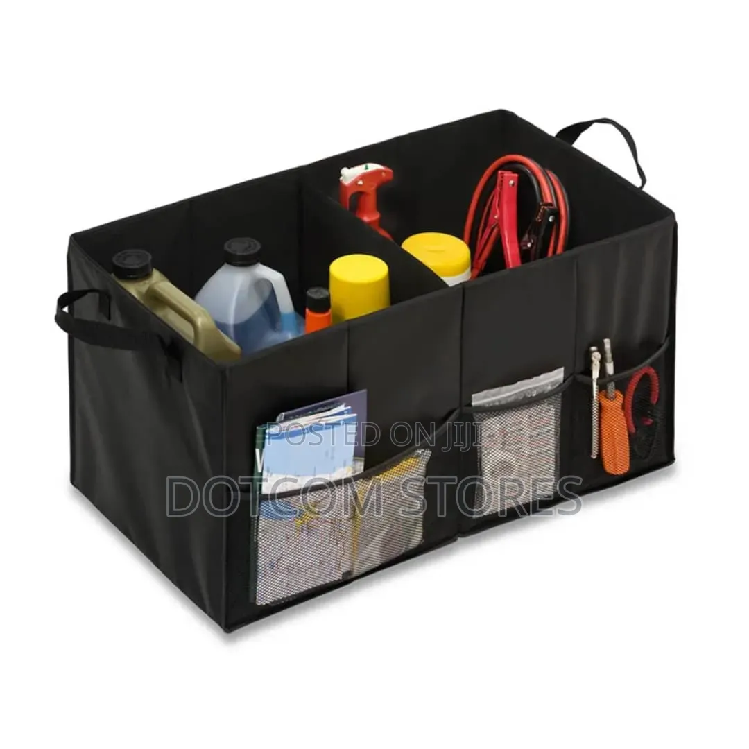 Black, Foldable Trunk Organizer