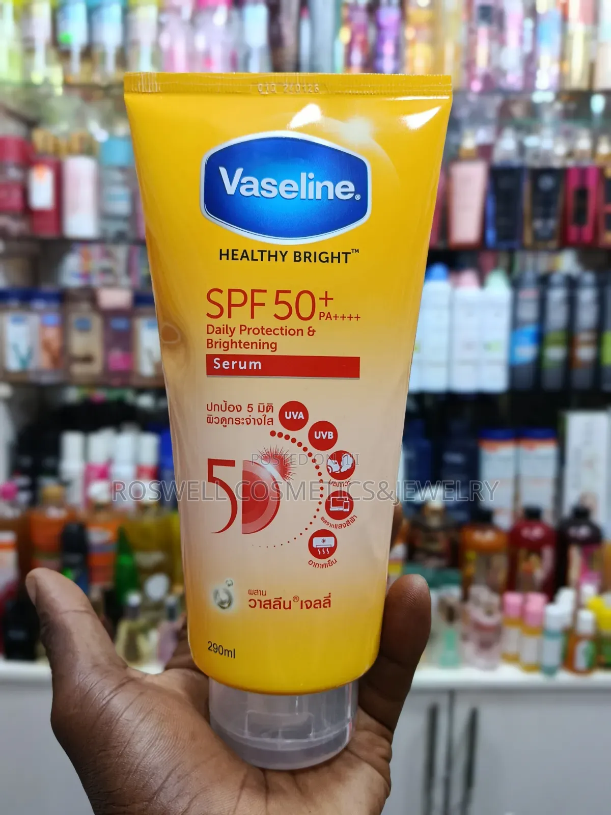 Vaseline Healthy Bright Daily Protection Brightening Serum.