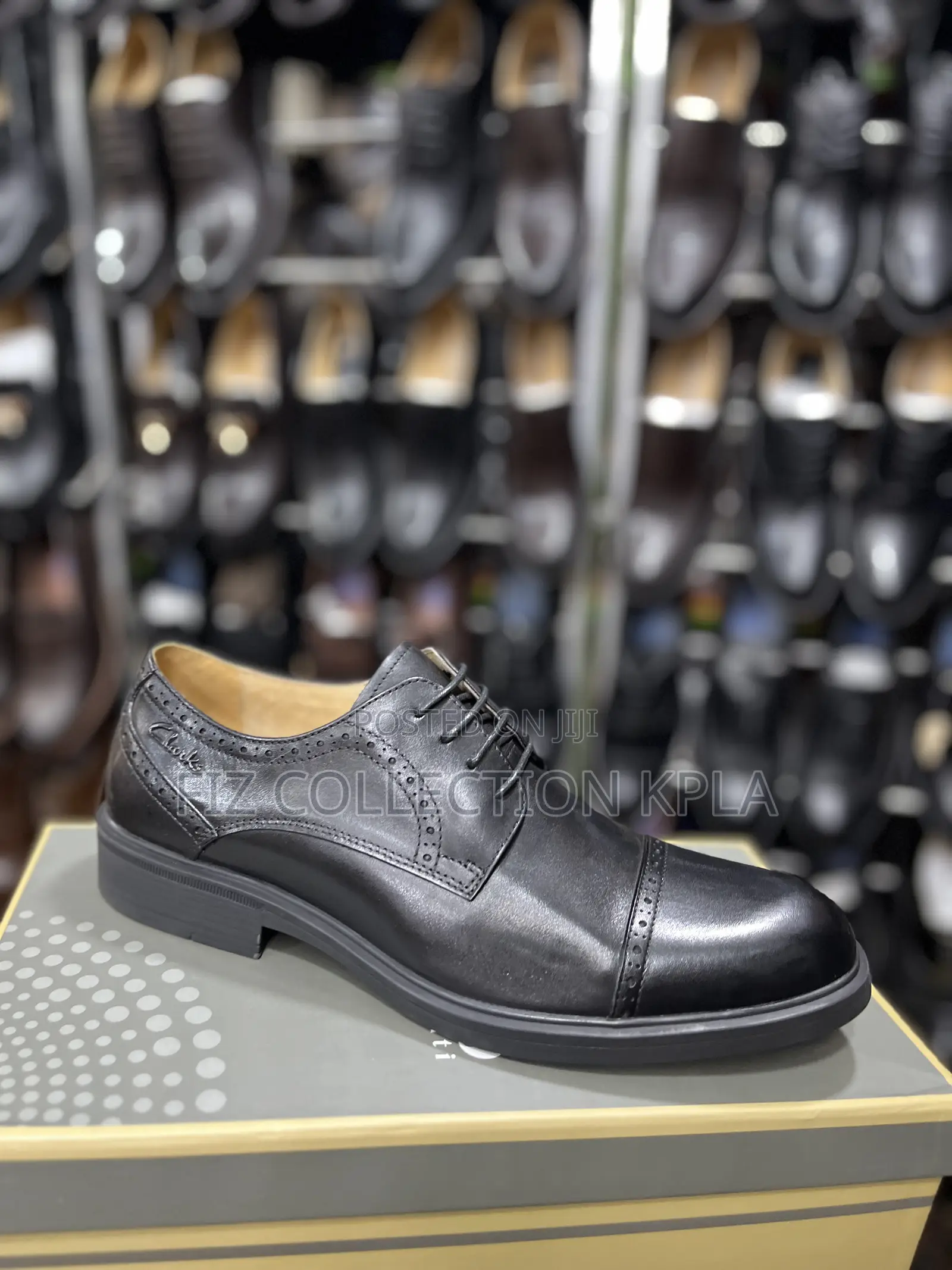 Original Clarks Classic Black Gentleman Shoes