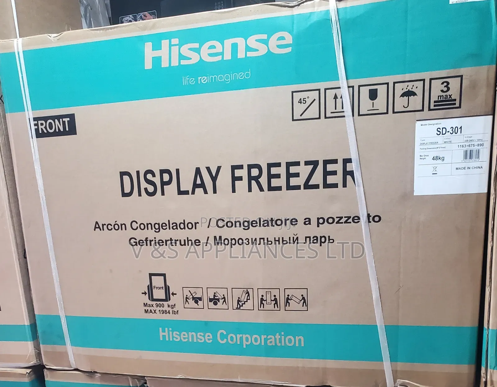 301l Hisense Ice Cream Display Freezer