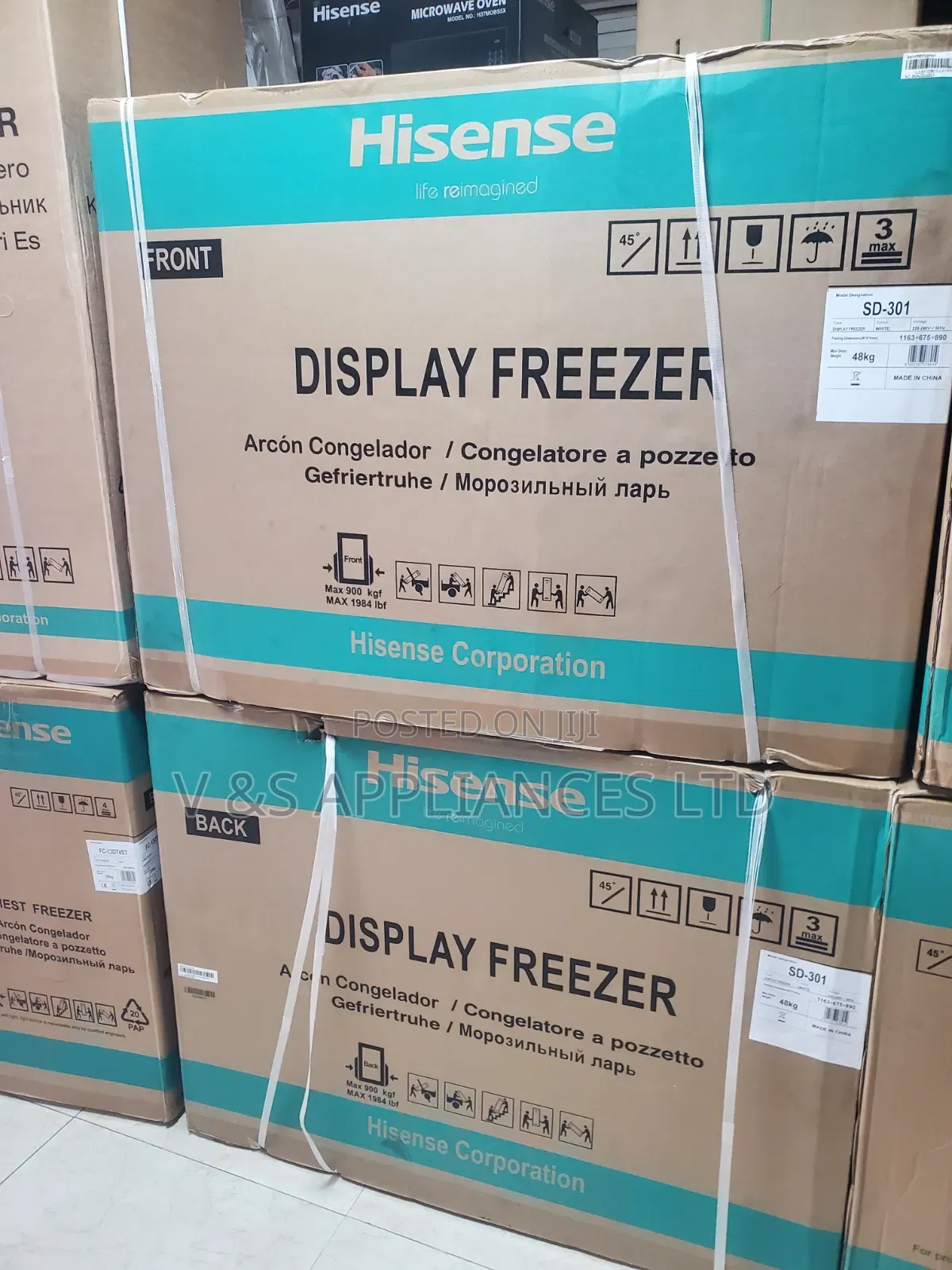 301l Hisense Ice Cream Display Freezer
