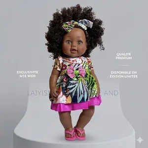 46cm Black African Doll (Clothing Varies)
