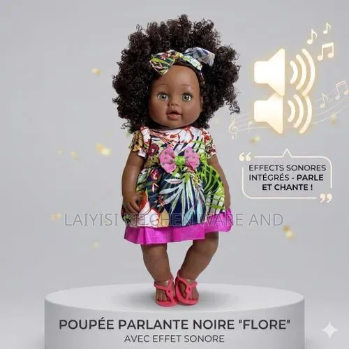 46cm Black African Doll (Clothing Varies)