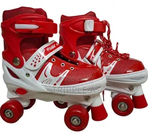 Kids 4 Wheel Roller Skates With Protective Gears