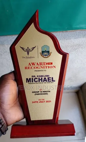 Wooden Awards and Plaques