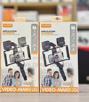 Plokama Pk-778 Smartphone Video Kit With Dual Led Lights, Microphone