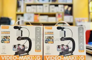 Plokama Pk-777 Video Making Kit With Mic and Handheld Stabilizer Kit