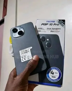 New Tecno Pop 10 Pro 128 GB Black