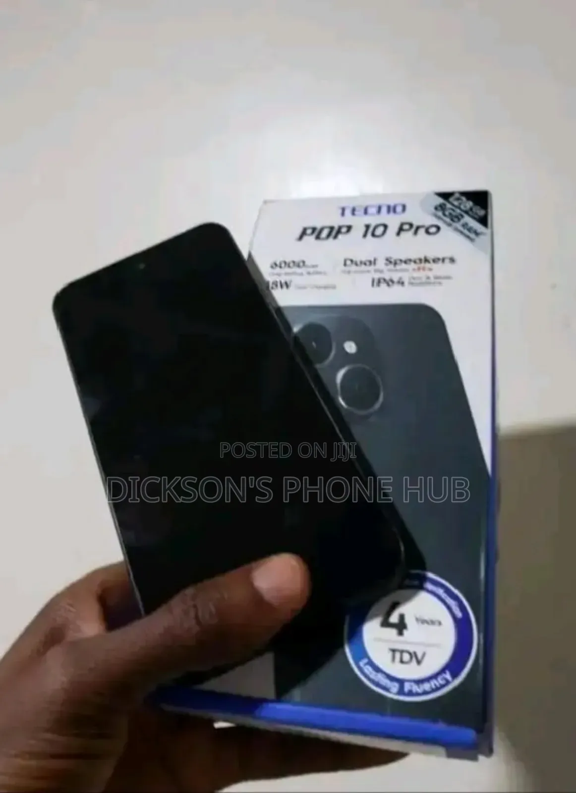 New Tecno Pop 10 Pro 128 GB Black