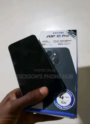 New Tecno Pop 10 Pro 128 GB Black