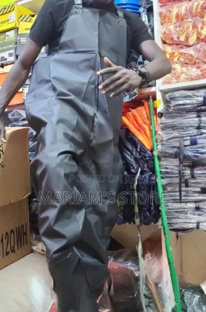 Waterproof Chest Waders Used For Fishing, Hunting, Or Industrial Work.