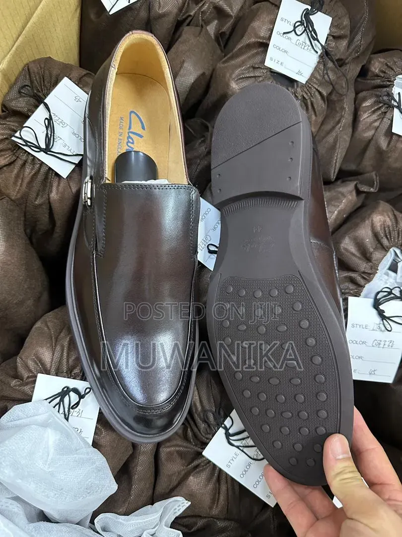 Clarcks Original Classic Coffee Slip-on Formal Shoe