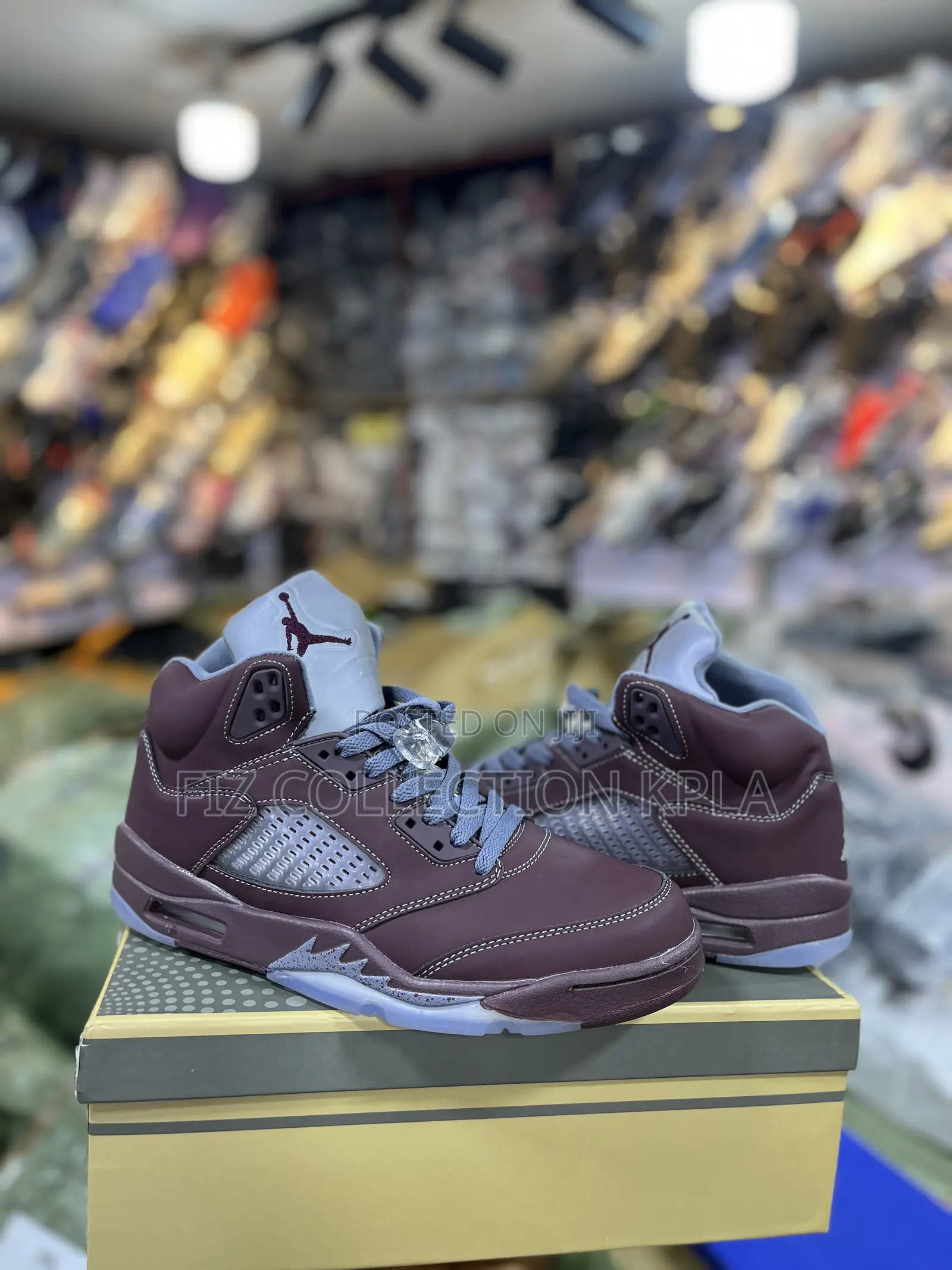 Nike Jordan 5 Retro Wine Red Basketball Shoes