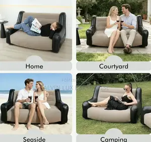 Inflatable 2 Seater Sofa With Pump