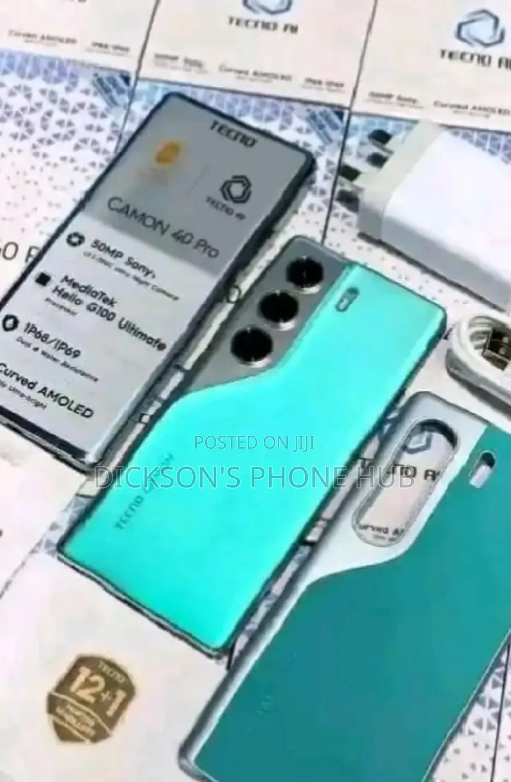 New Tecno Camon 40 Pro 5G 256 GB Green