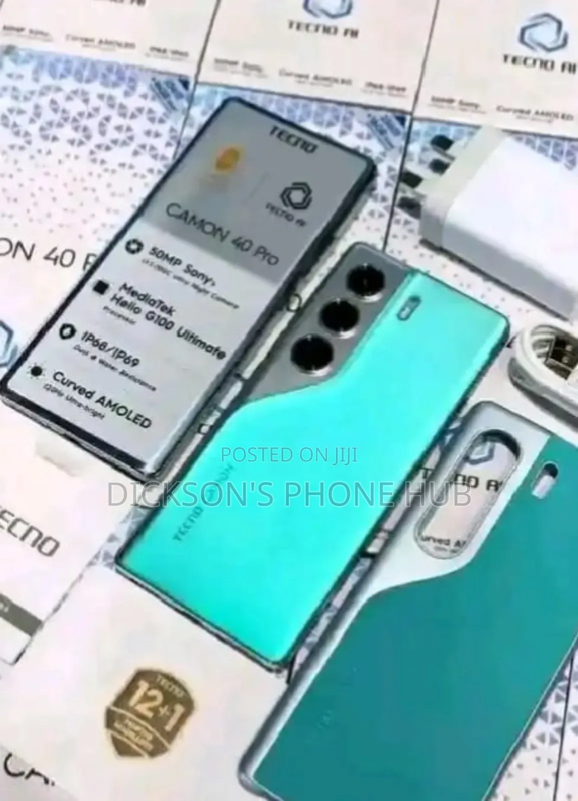 New Tecno Camon 40 Pro 5G 256 GB Green
