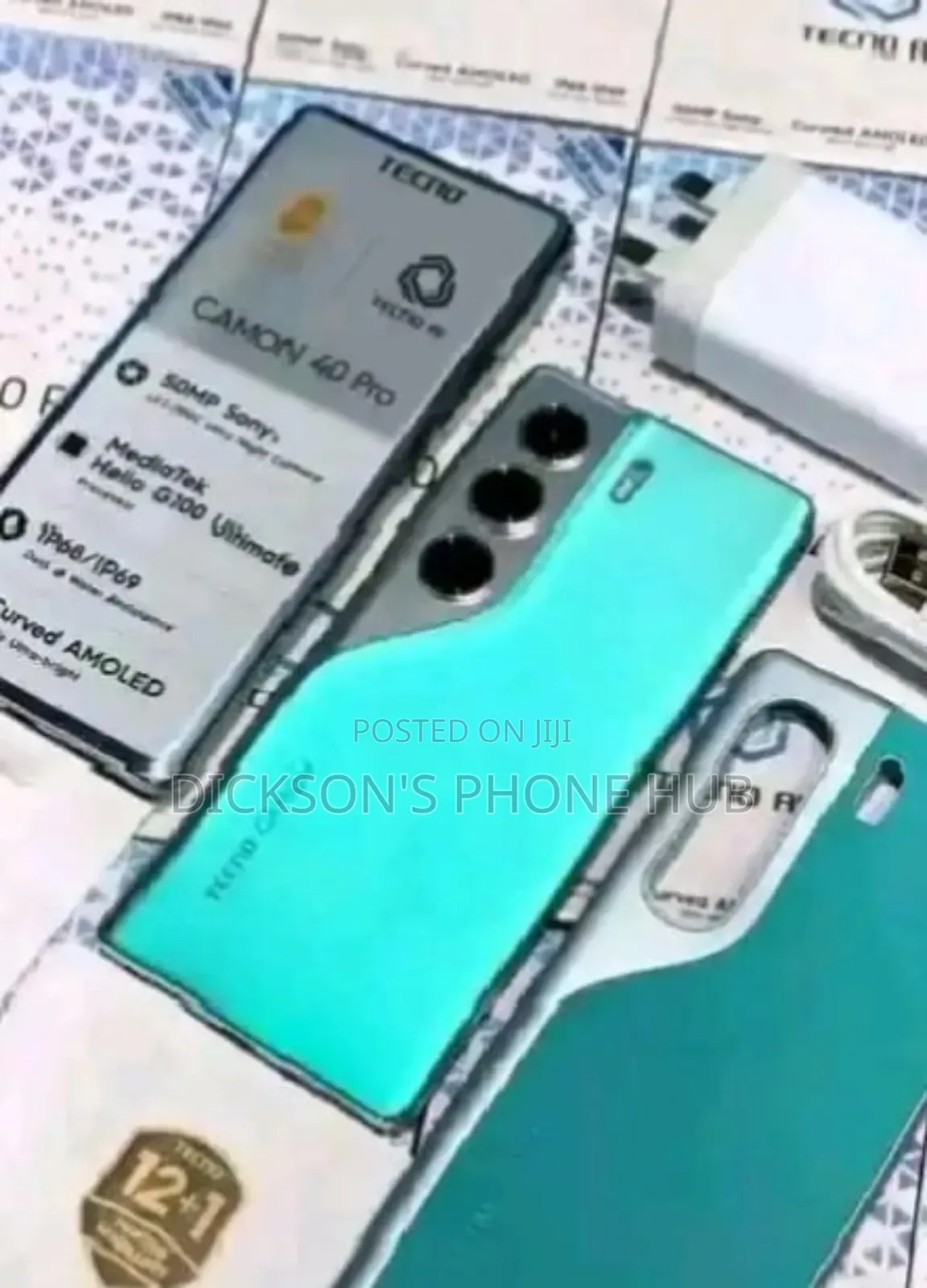 New Tecno Camon 40 Pro 5G 256 GB Green