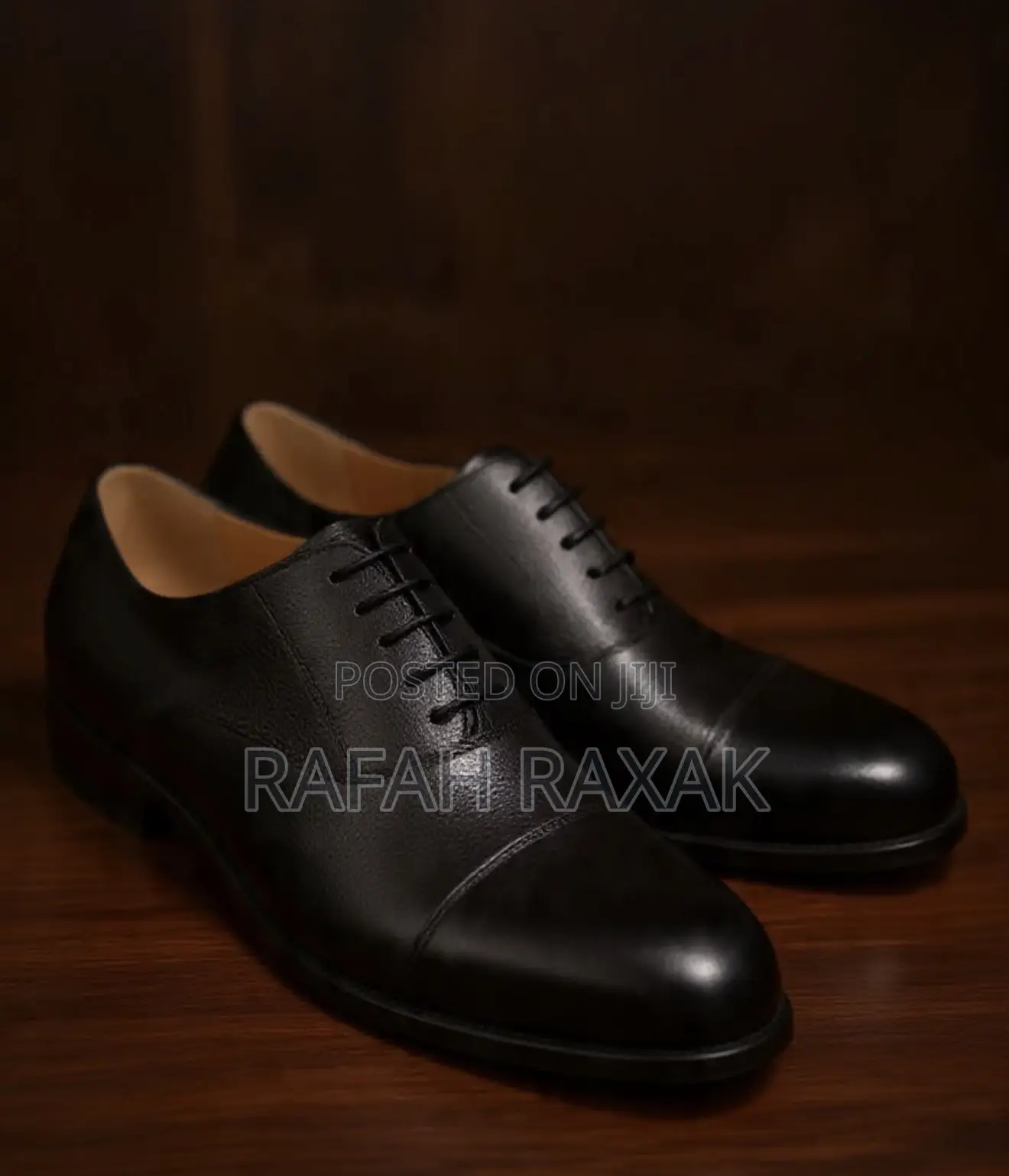 Original Men’S Classic Pebble-Grain Cap Toe Oxford Formal Gentle Shoe