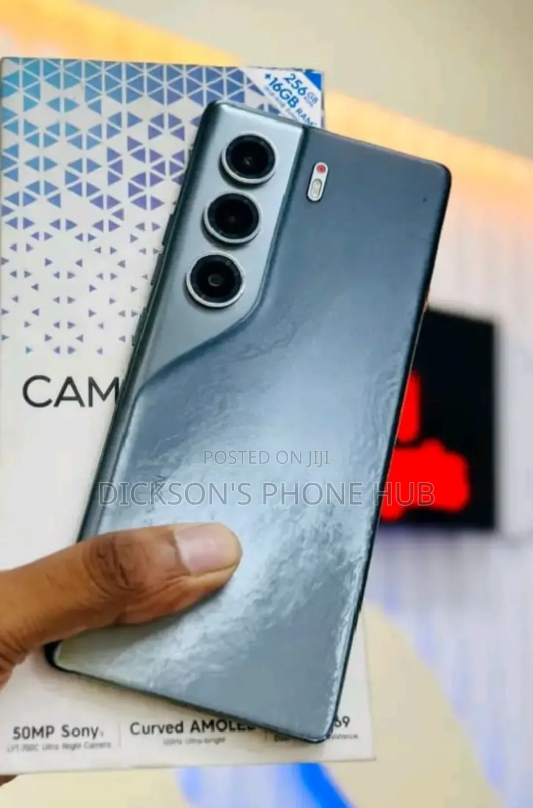 New Tecno Camon 40 Pro 4G 256 GB Black