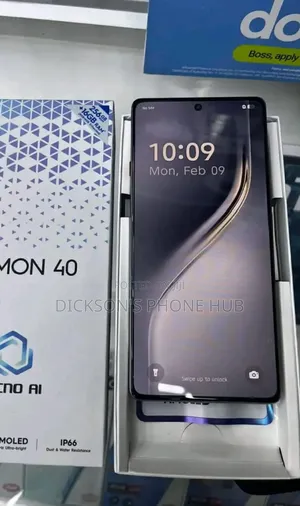 New Tecno Camon 40 Pro 4G 256 GB Black