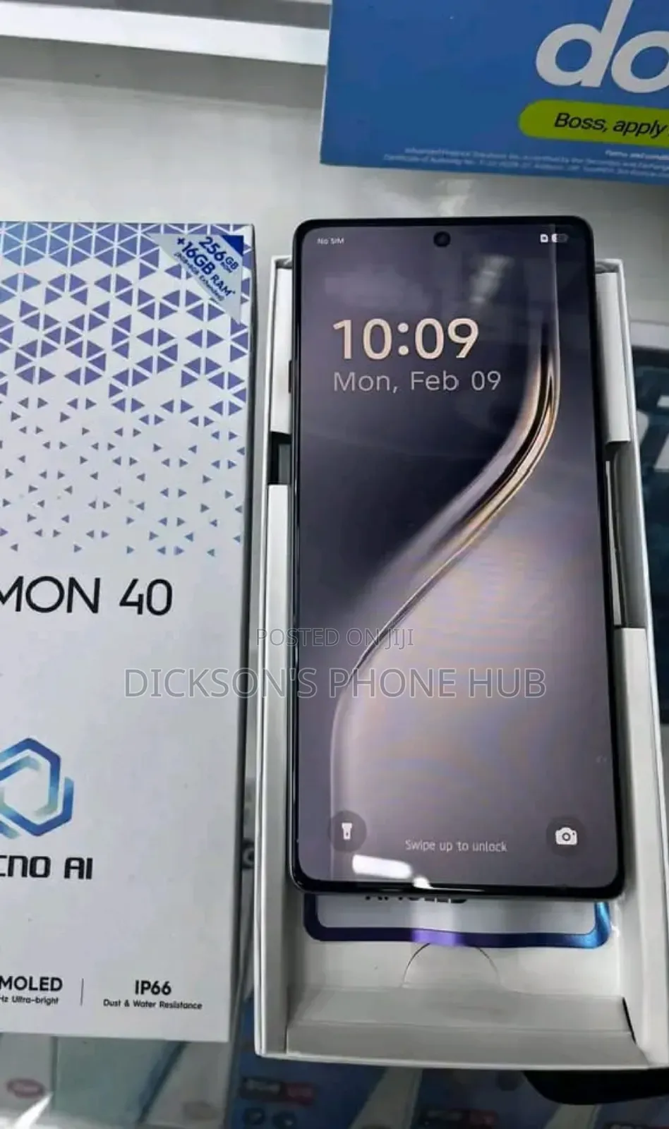 New Tecno Camon 40 Pro 4G 256 GB Black