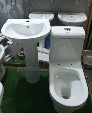 Toilet Seat Combine With Hand Basin Medium Size Francia Good Quality