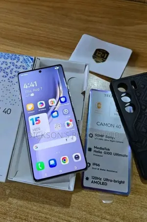 New Tecno Camon 40 Pro 5G 256 GB Black