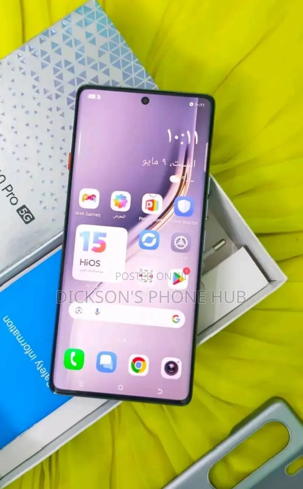 New Tecno Camon 40 Pro 5G 256 GB Black