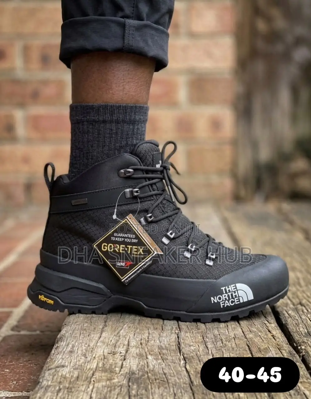 The North Face Outdoor Sneaker Boots Black