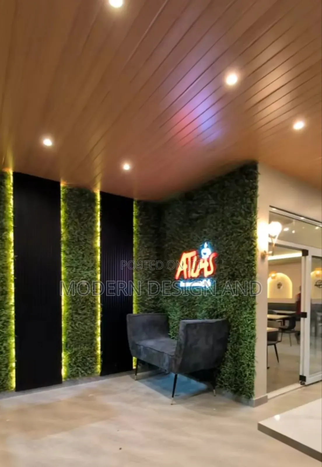 PVC Ceiling Design in Atlas Hotel