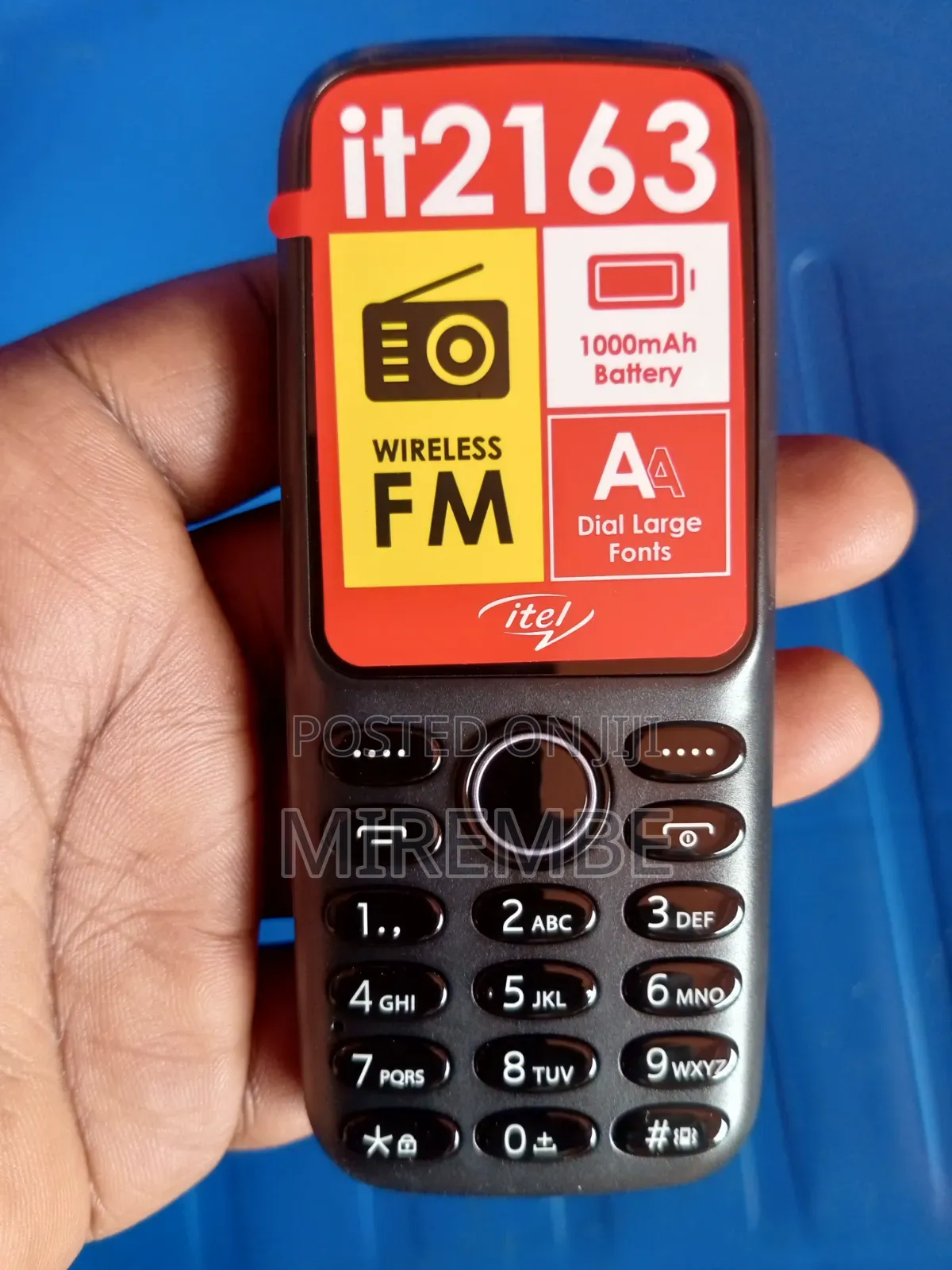 New Itel it2163 Black