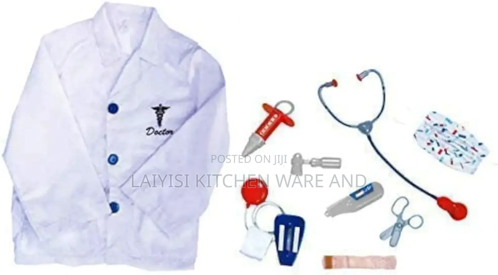 Kids Costume With Doctor Surgeon Nurse Dress Up Costume for Boy Girl