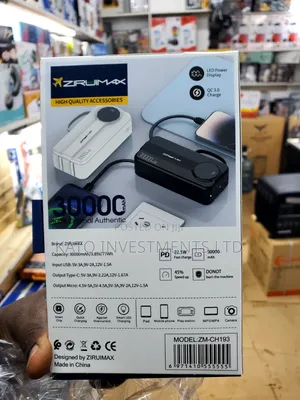 Zirumax 30000mha Power Bank