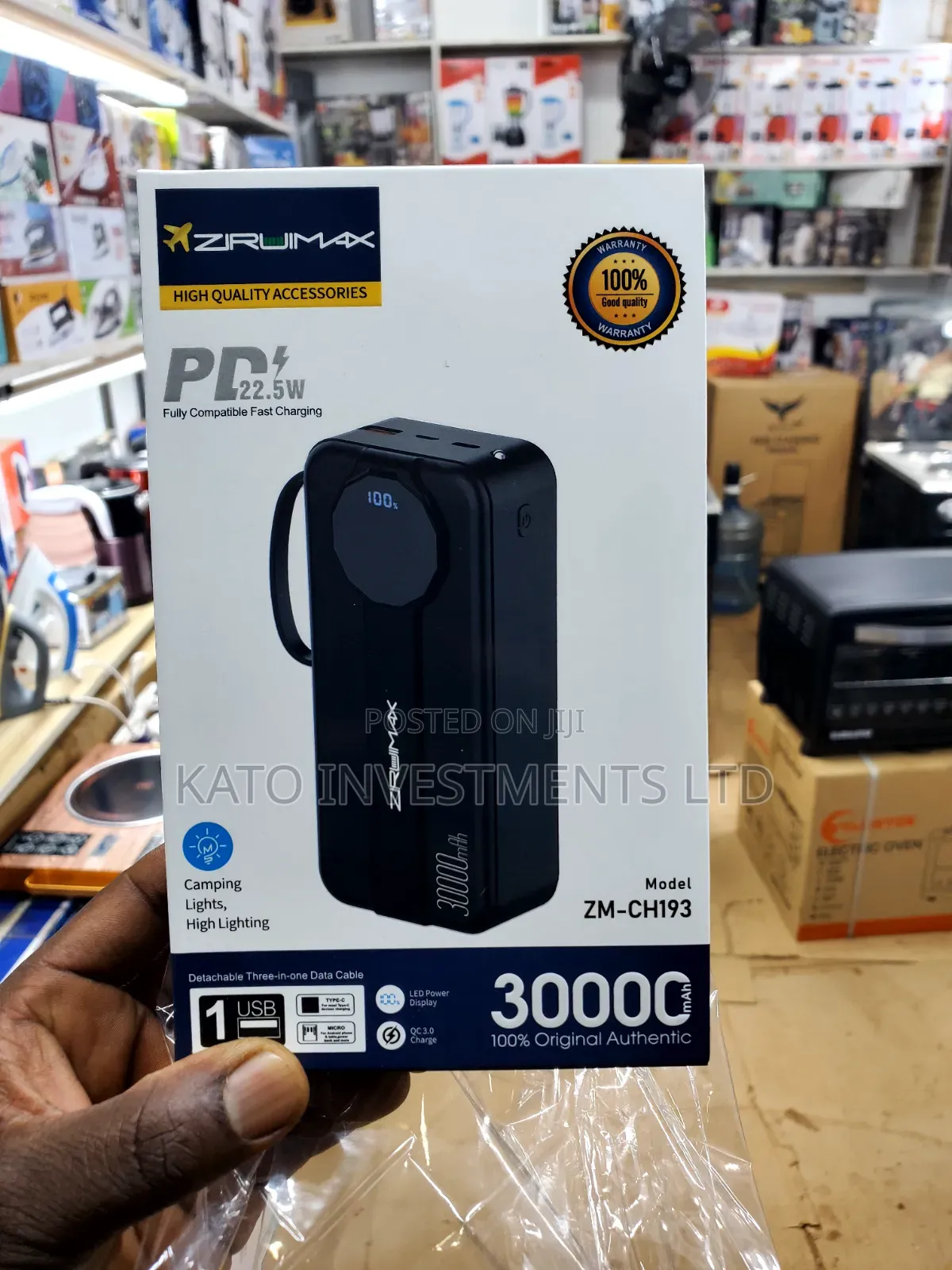 Zirumax 30000mha Power Bank