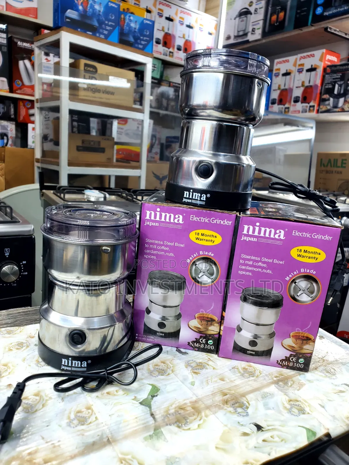 Nima Japan Coffee Grinder With Metal Blade