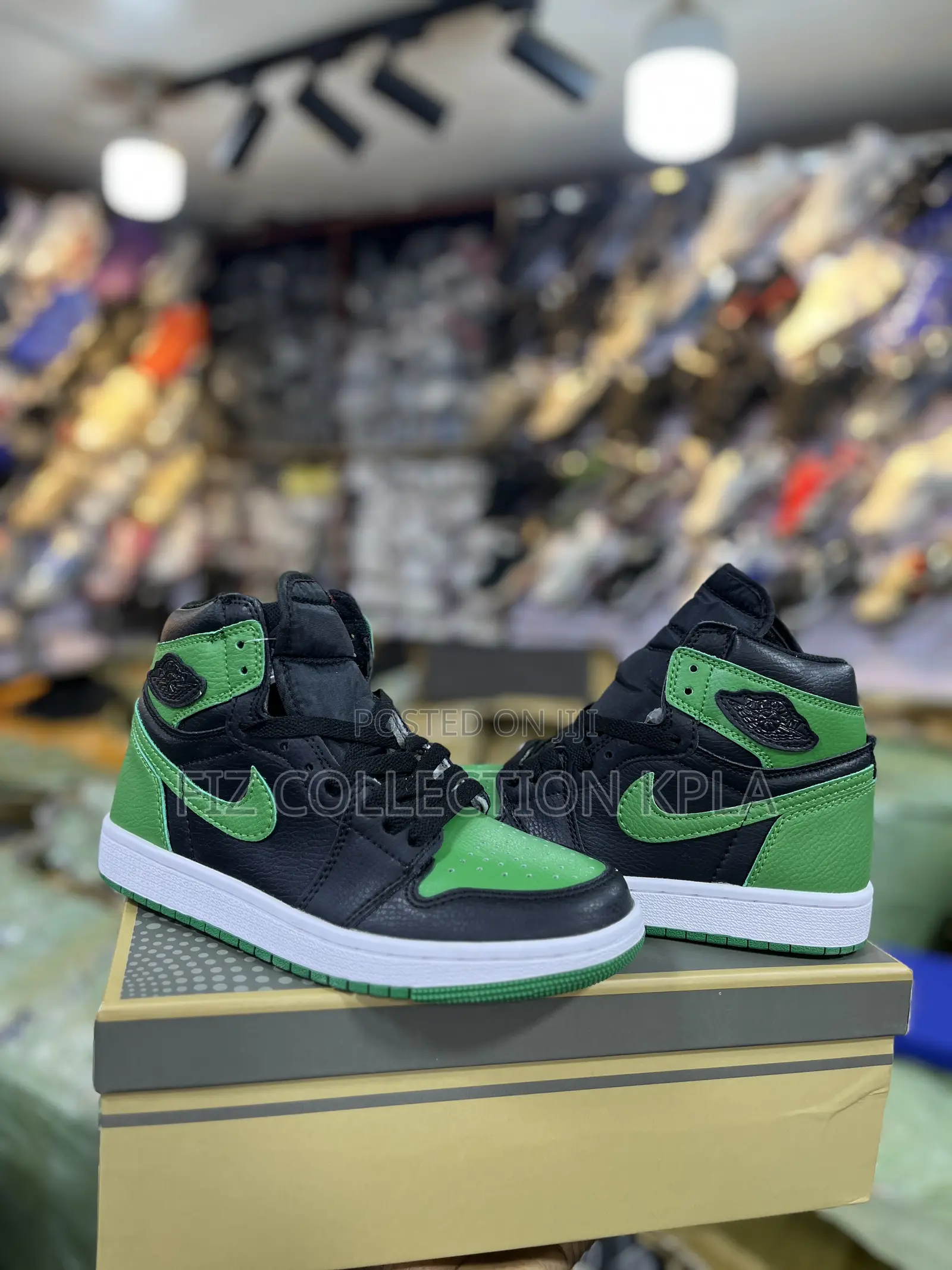 Nike Air Jordan 1 High Og Pine Green Original Sneakers