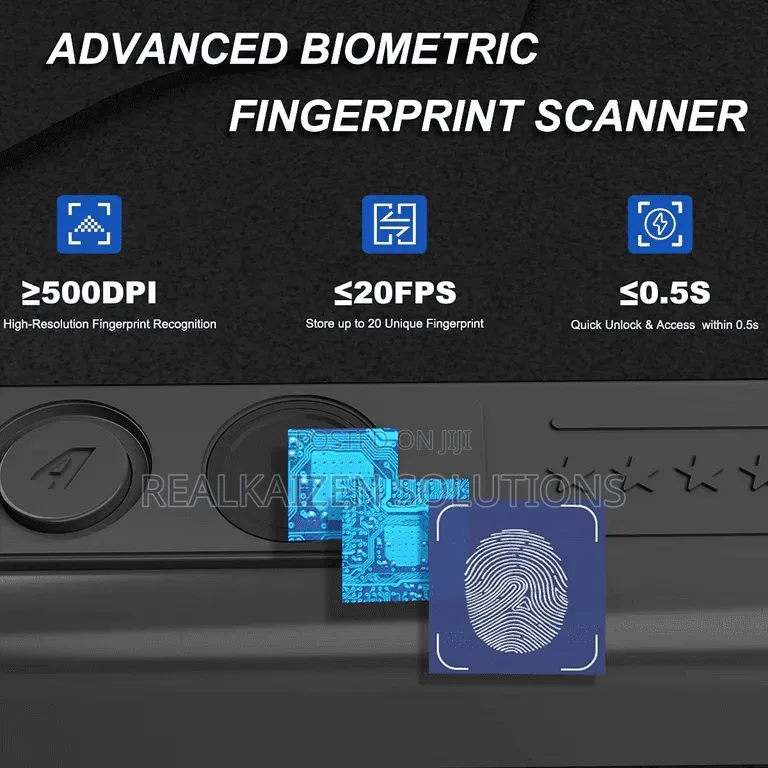 Kaer Biometric Quick Access Gun Safe For Pistol
