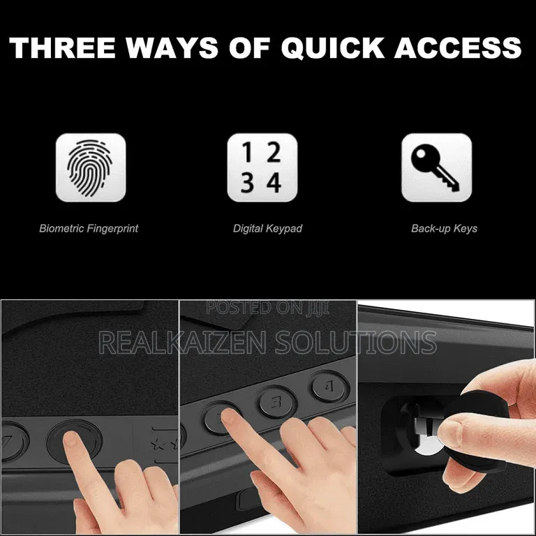 Kaer Biometric Quick Access Gun Safe For Pistol