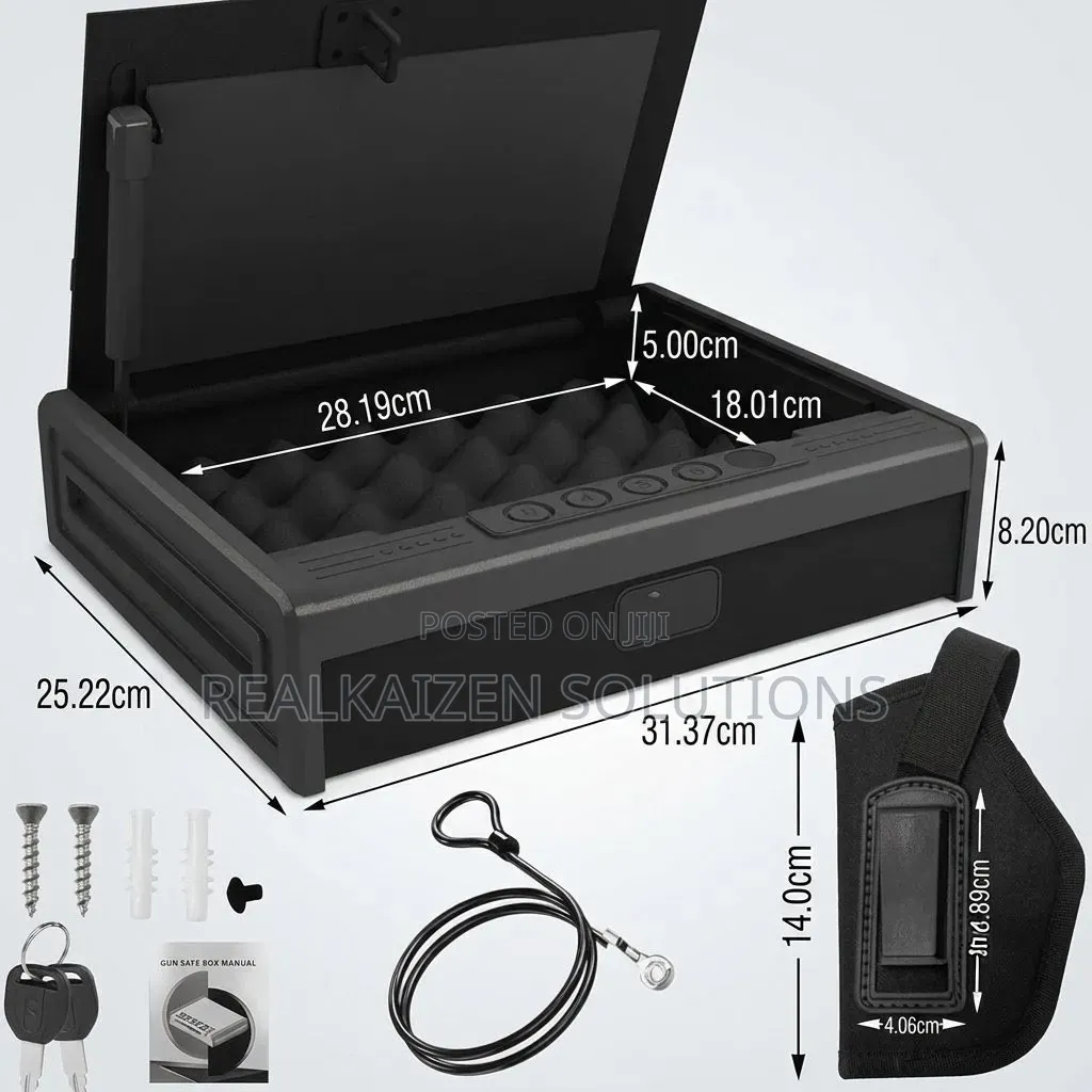 Kaer Biometric Quick Access Gun Safe For Pistol